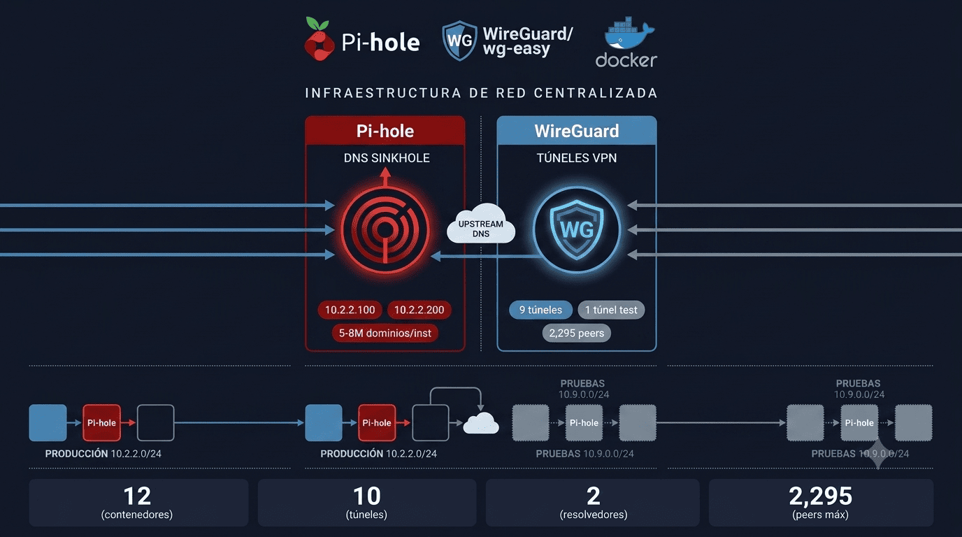 VPN + DNS - Infraestructura de Red Centralizada